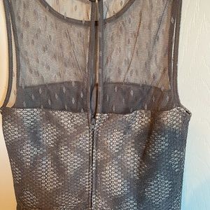 Never worn, beautiful gray and silver dress, City Studio, Size 1